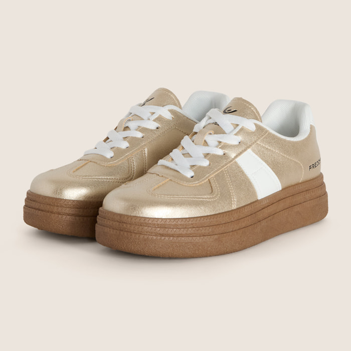 Sneakers Donna Platform Chunky in Similpelle