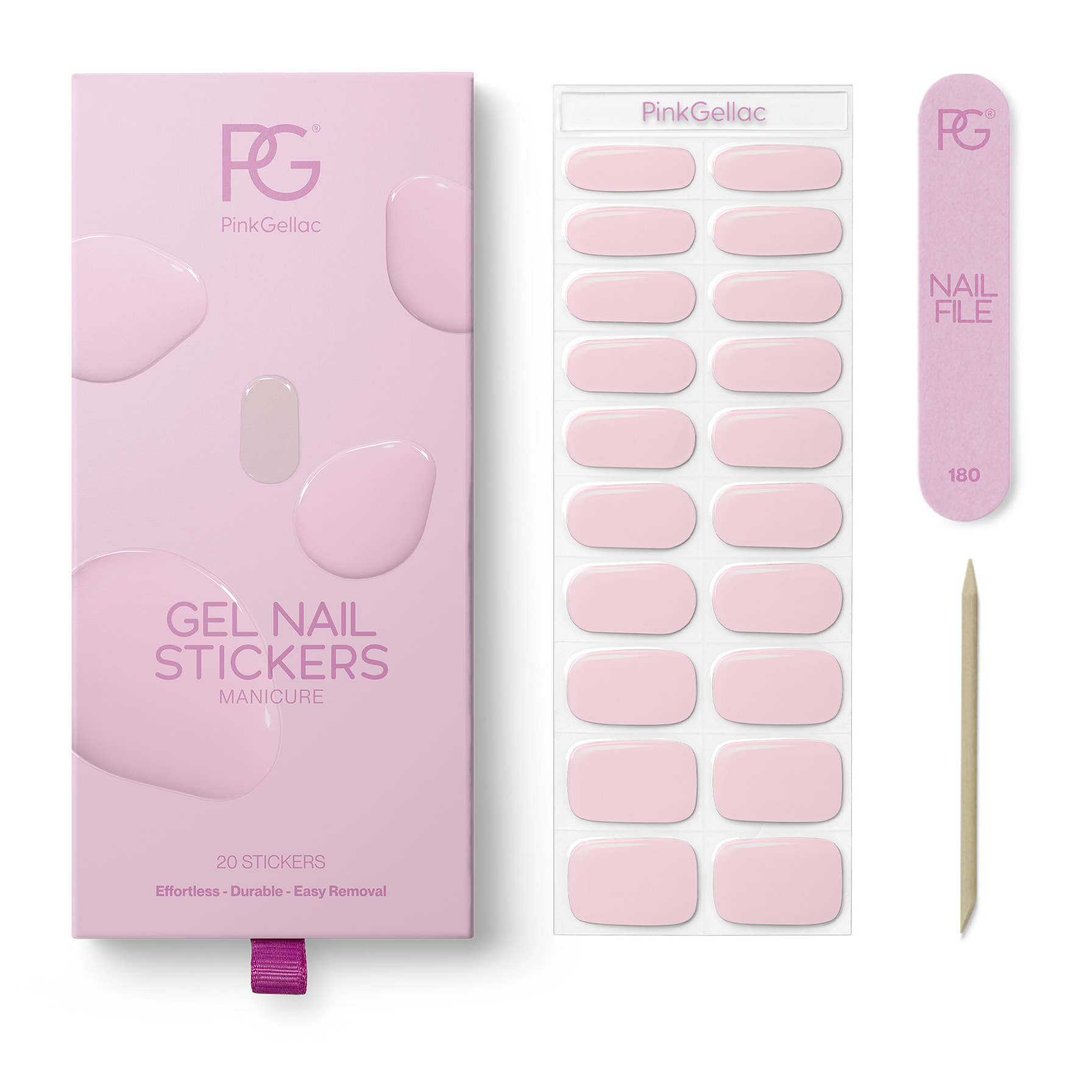 Stickers gel - 0007 Flirty Pink