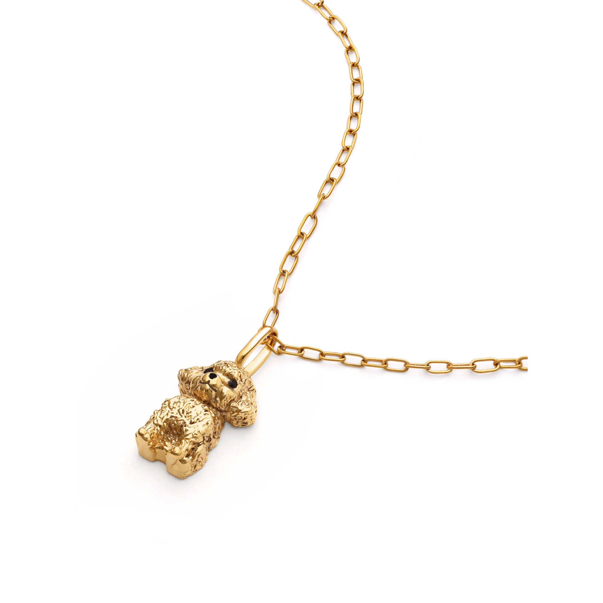 Pack Regalo Collar Fine Chic y Charm Caniche Toy Baño Oro