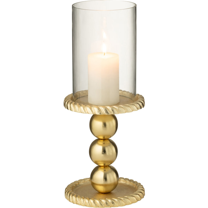 J-Line bougeoir - aluminium - or - small