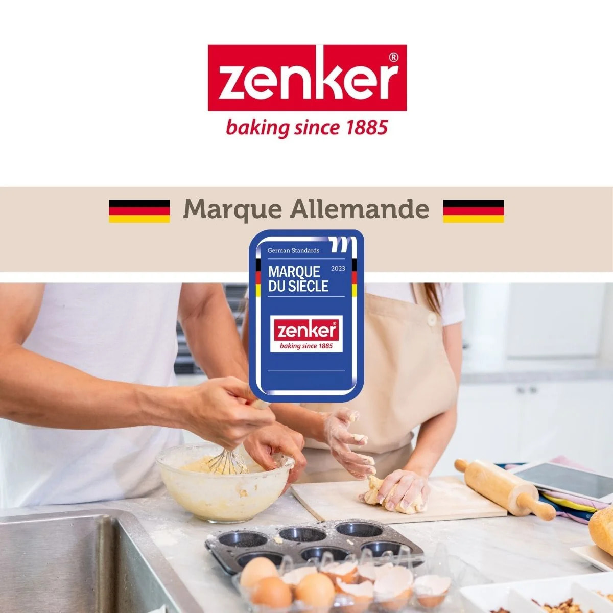 Verre mesureur en verre 1 L Zenker