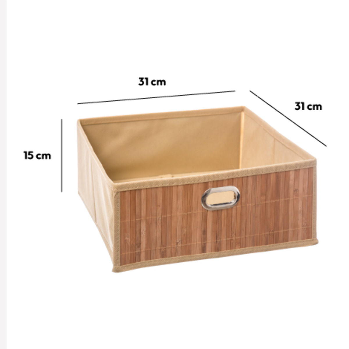 Panier 31x15cm Latte bambou Mix N' Modul
