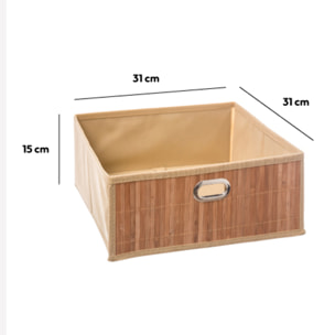 Panier 31x15cm Latte bambou Mix N' Modul