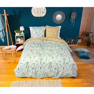 Parure De Couette 3pcs Microfibre Florissane