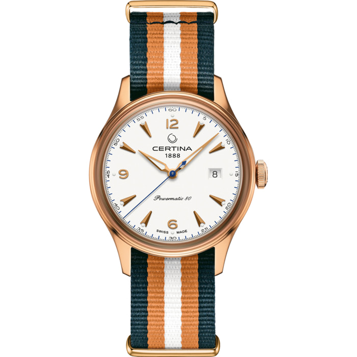 Reloj Certina C0384073803700 Hombre Analogico Automatico con Correa de Tela