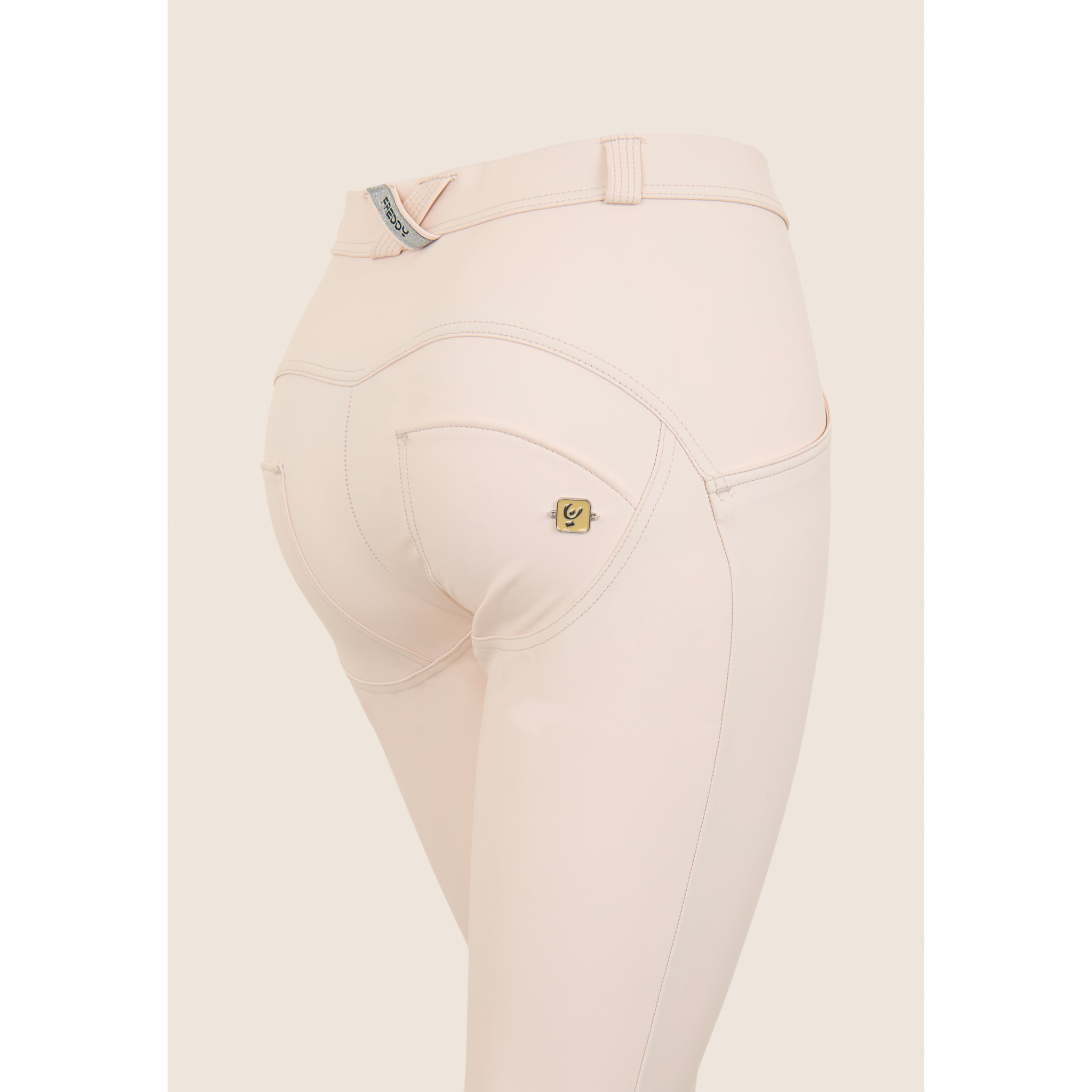 Pantaloni push up WR.UP® superskinny similpelle ecologica