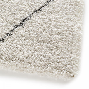Tapis shaggy tissé motif abstrait BUME