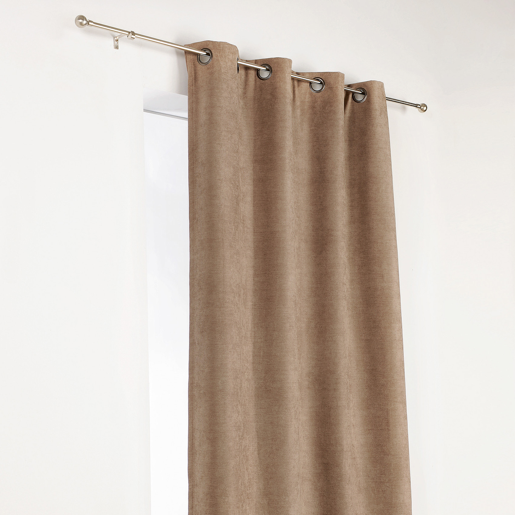 Rideau Alaska isolant et 100 % occultant - Beige