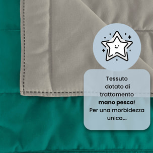 TRAPUNTINO ESTIVO ELEGANT PIAZZA E MEZZA, BICOLORE