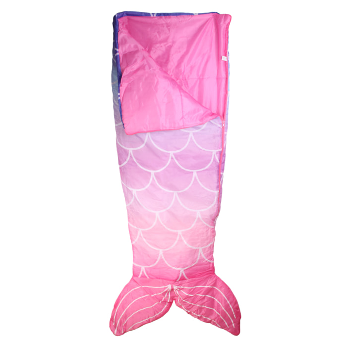 SAC DE COUCHAGE SIRENE ENFANT 140X60
