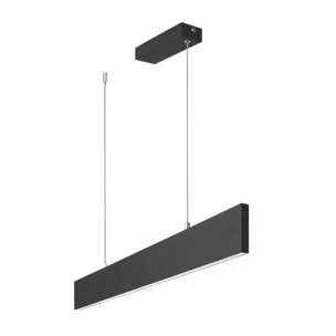 FORLIGHT Colgante Ip20 Thin Led 22,9W 3000K Negro 751Lm