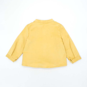 Camisa micropana mostaza