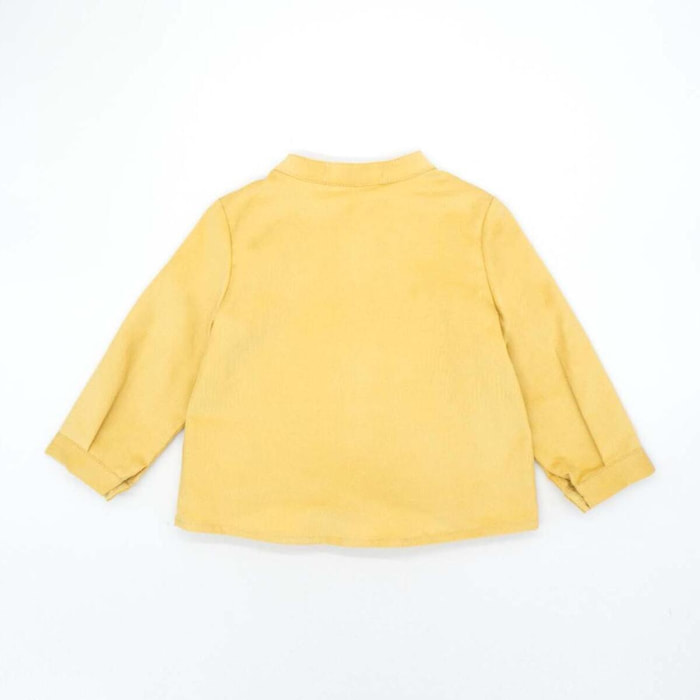 Camisa micropana mostaza