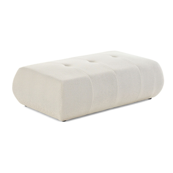 Onyx - pouf d'appoint - en tissu mailles 3D - Beige