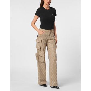 PHILIPP PLEIN Long Trousers Cargo fit MONOGRAM
