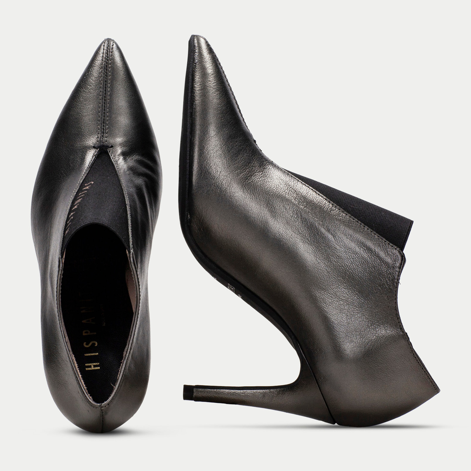 Abotinado Samanta Plomo 9 cm