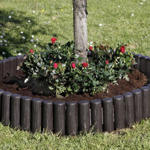 Blok - Bordura per aiuole resina aiuole giardino da 2,3 M