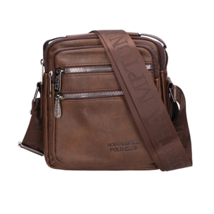 Borsa a tracolla da Uomo in Ecopelle Prodotto Vegano 18x20x5 cm