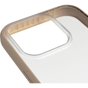 Coque bumper WOODCESSORIES iPhone 14 Pro Max transparent Taupe