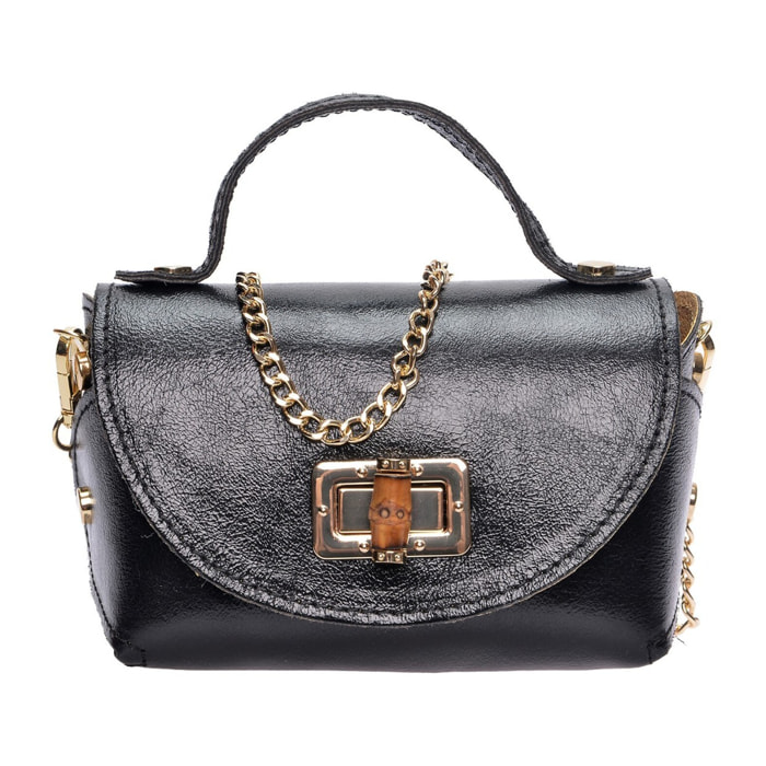 Borsa a spalla Anna Luchini Nero