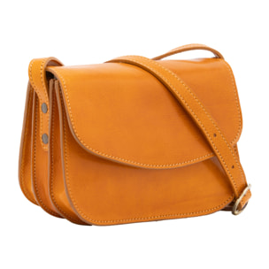 Borsa a tracolla  da donna In Vera pelle Made in Italy 22x16x9,5 cm