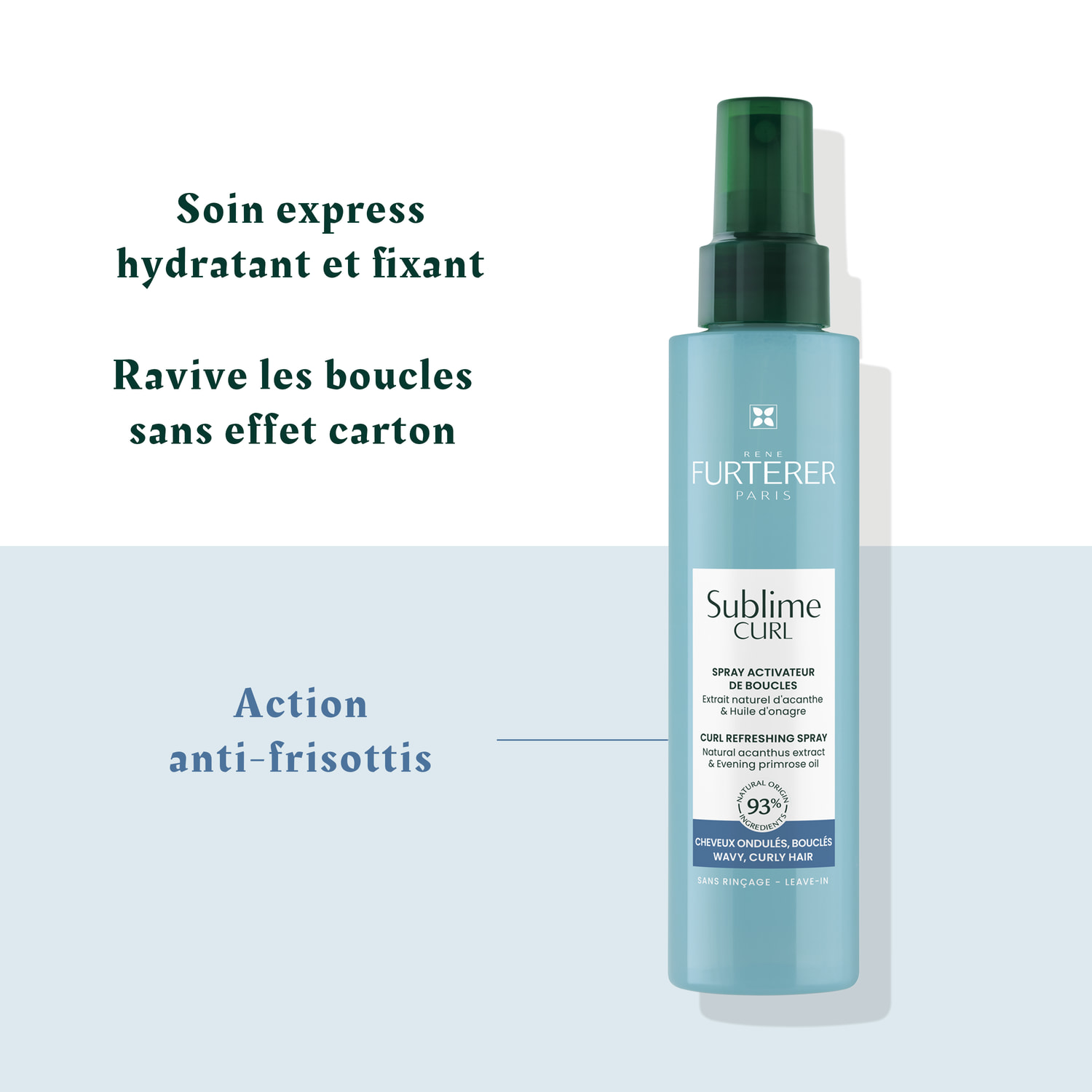 Spray activateur de boucles  - Sublime Curl - Cheveux bouclés - 150 ml