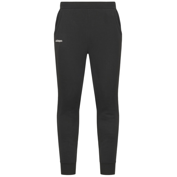 Kappa - Pantaloni Uomo Nero - LOGO GEO