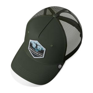 Gorra Trucker Born to Ultratrail Verde The Indian Face para hombre y mujer