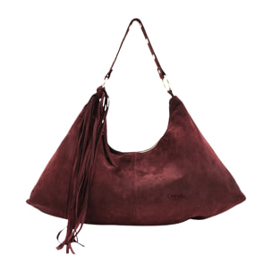 Bolso de hombro Cheval Firenze Petunia Burdeos