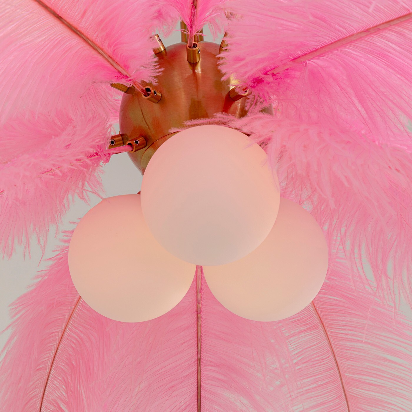 Suspension plumes roses Kare Design