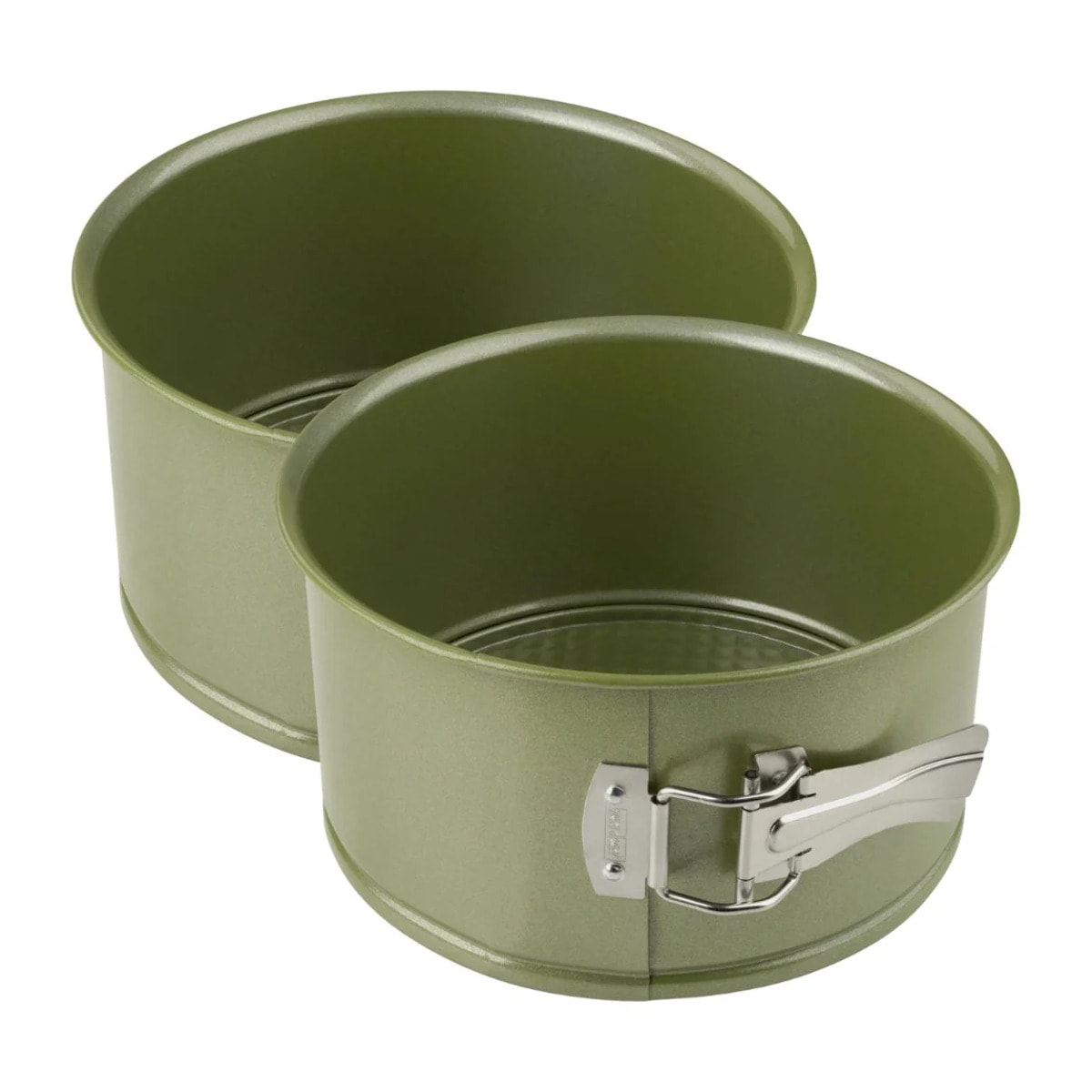 Lot de 2 moules à gâteaux 18/18 cm en acier Zenker Green Vision