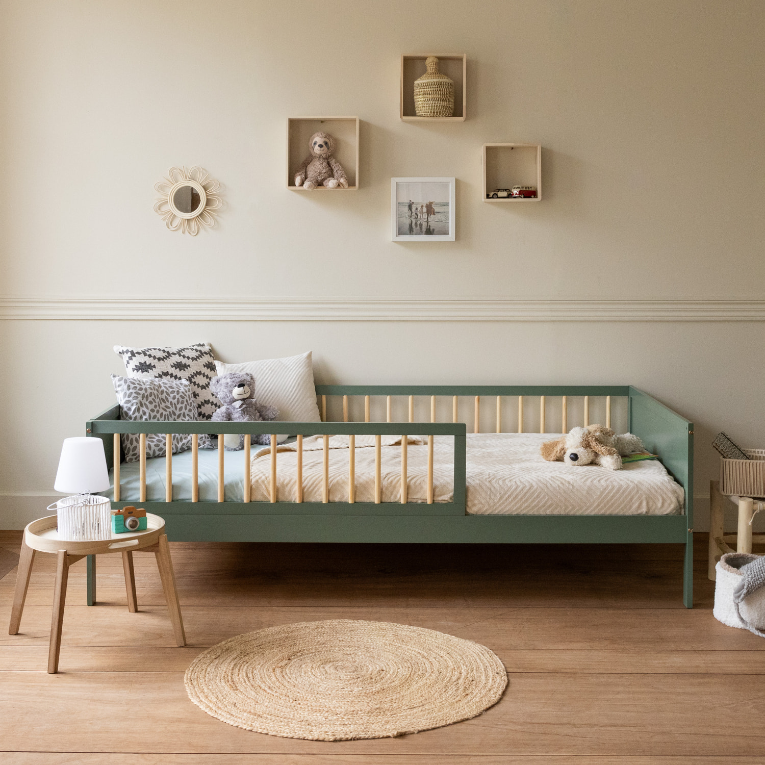 Lit pour enfant 190x90cm vert ADAM