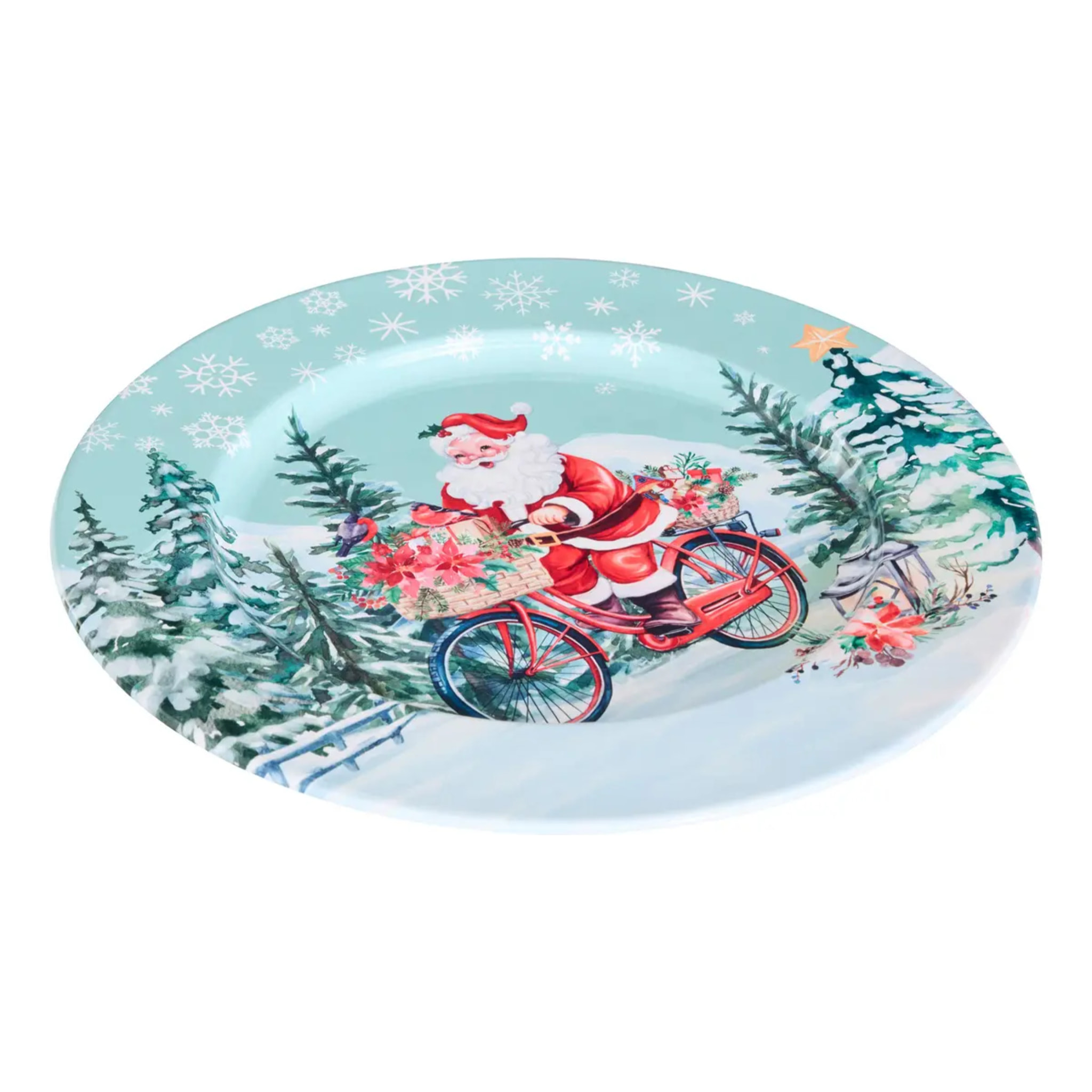 ASSIETTE PRES NOEL METAL