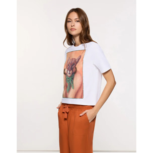 Camiseta Manga Corta Blanco - Tigralax