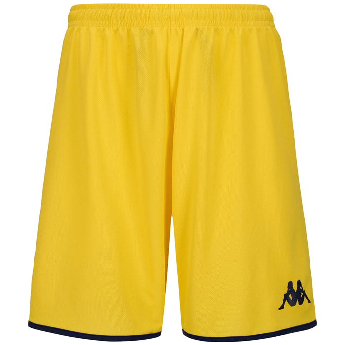 Kappa - Pantaloni Corti Uomo Giallo - Kappa4Basket Dumpo