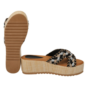 Ciabatta - tacco 6,5 cm - plateaux 4,0 cm