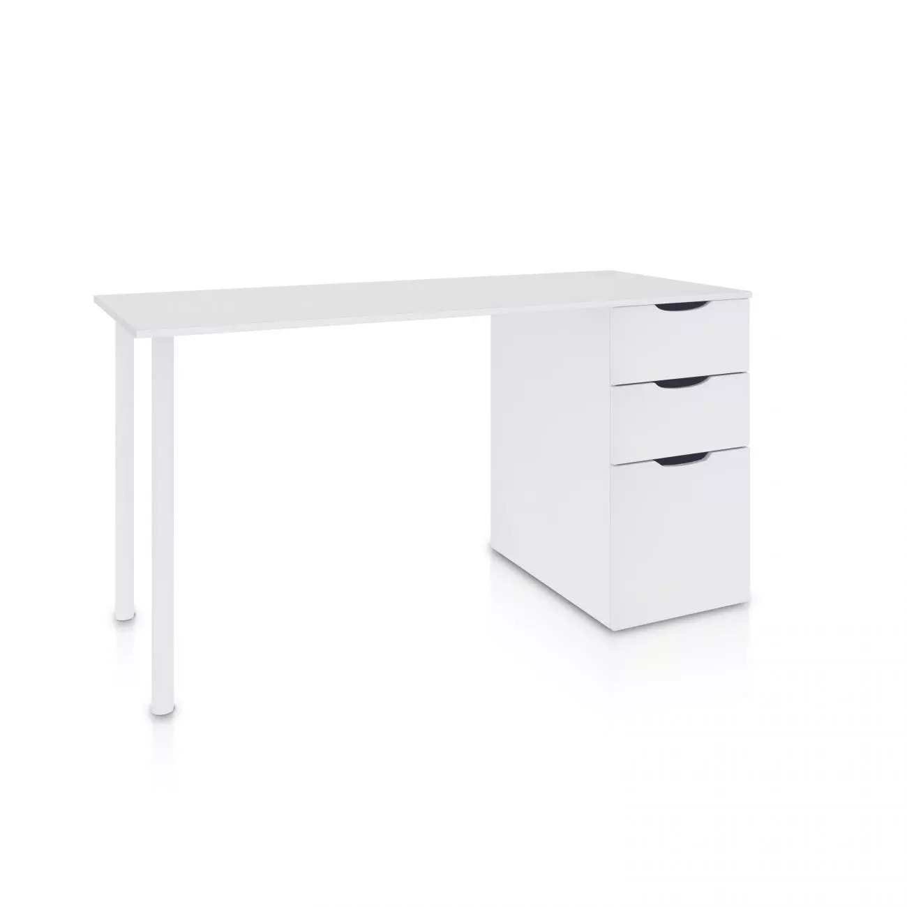 Mesa de escritorio Luma Blanco Artik (Blanco Mate)