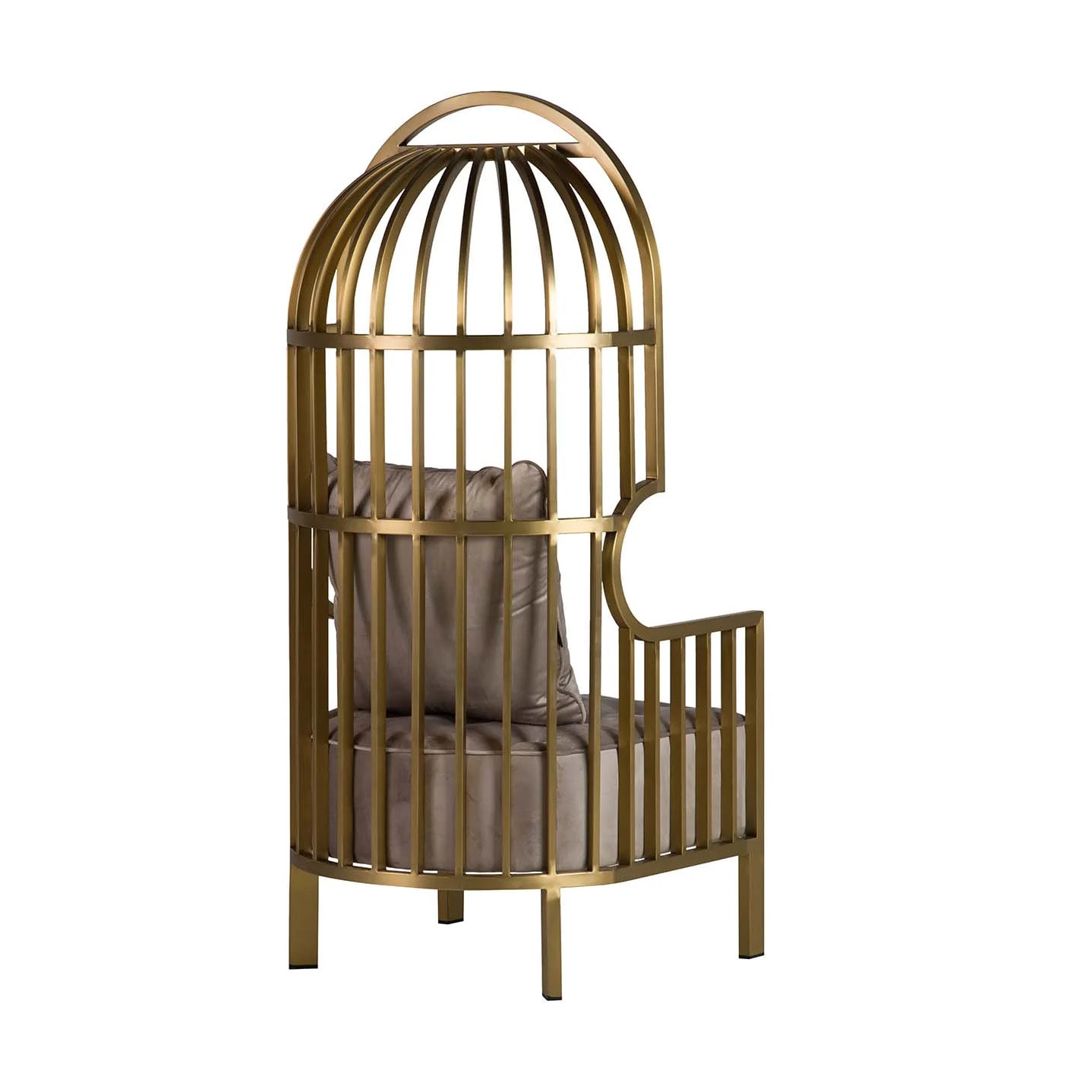 Butaca Acero Inoxidable Velvet Charleston 68x68x150 Cm