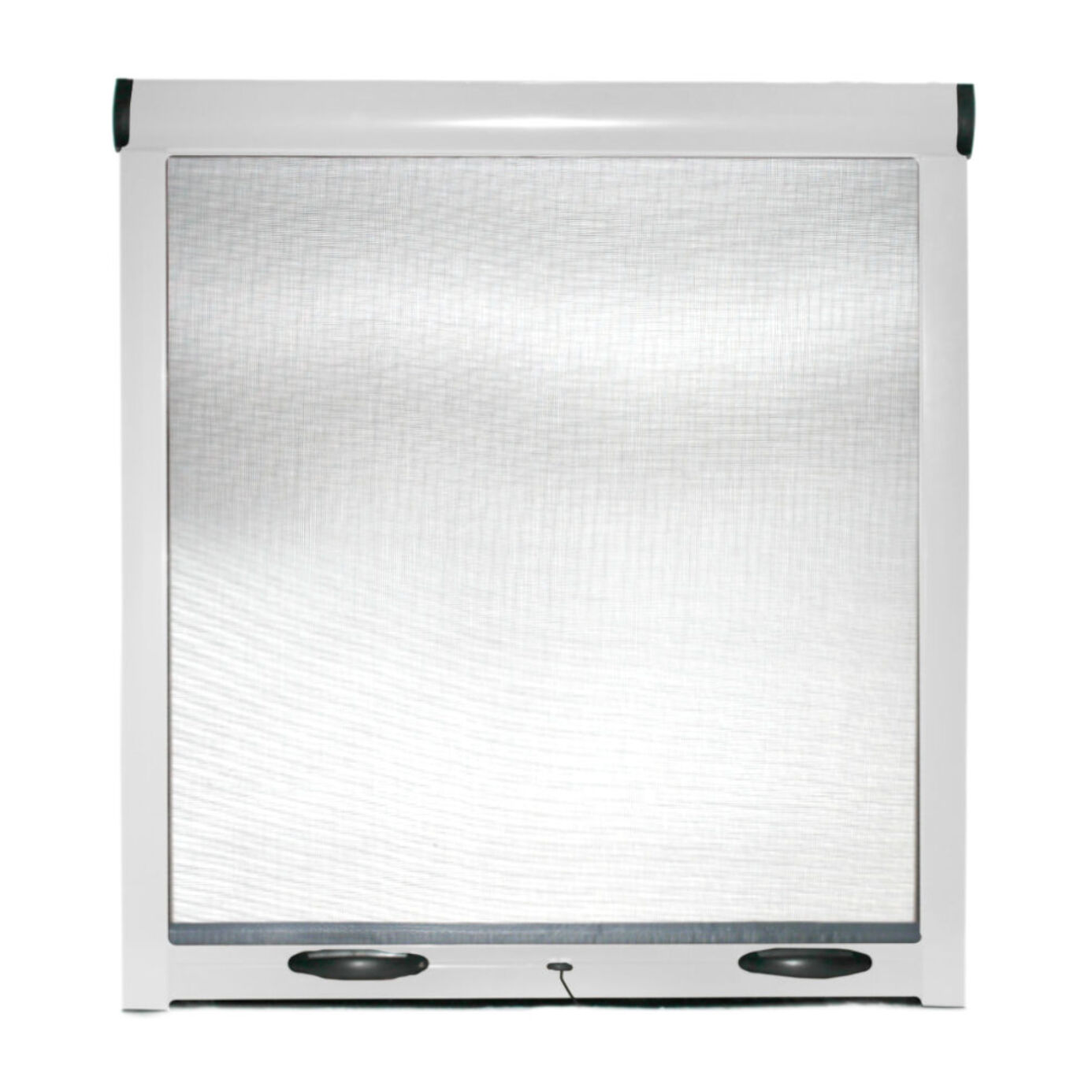 Zanzariera Universale A Rullo Avvolgibile Profilo Riducibile Regolabile Per Finestra Balconi Con Frizione Telaio Alluminio Bianco 60 X 150 Cm