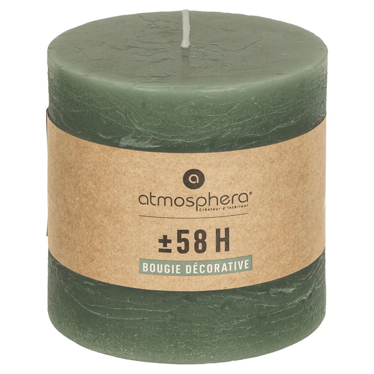 Bougie rustique - vert eucalyptus - 663g