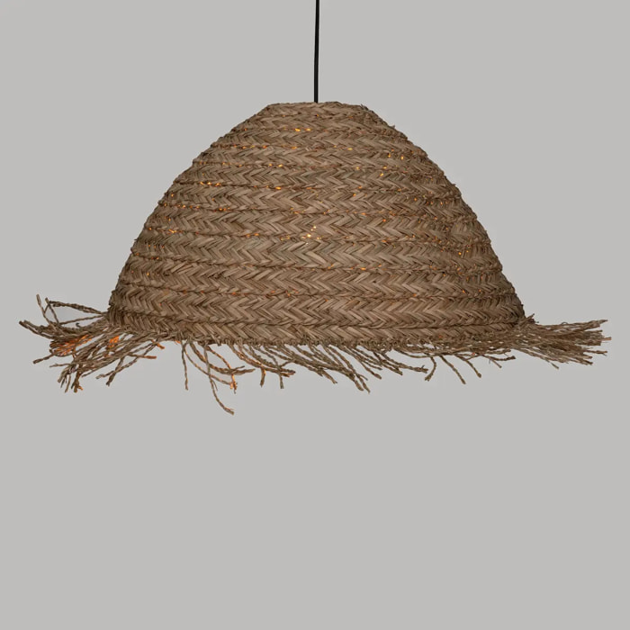 Suspension "Sea View" - roseau et métal - D56 cm