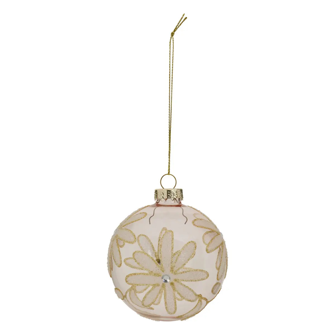 BDN VERRE 80MM MARGUERITE ROSE