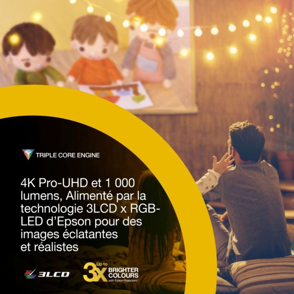 Vidéoprojecteur portable EPSON EF-72 PRO son signé Bose