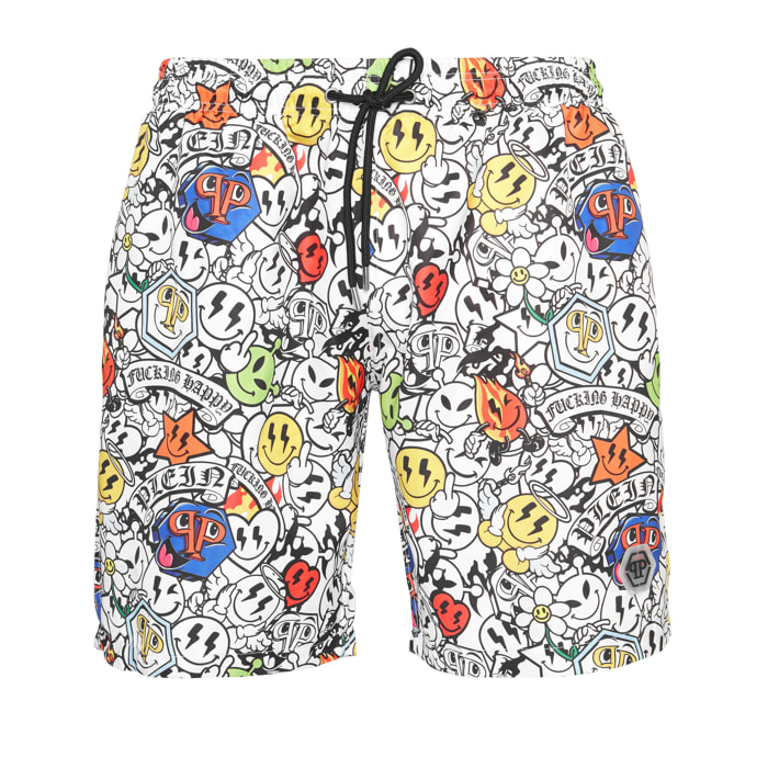PHILIPP PLEIN Swim Trunks SMILE