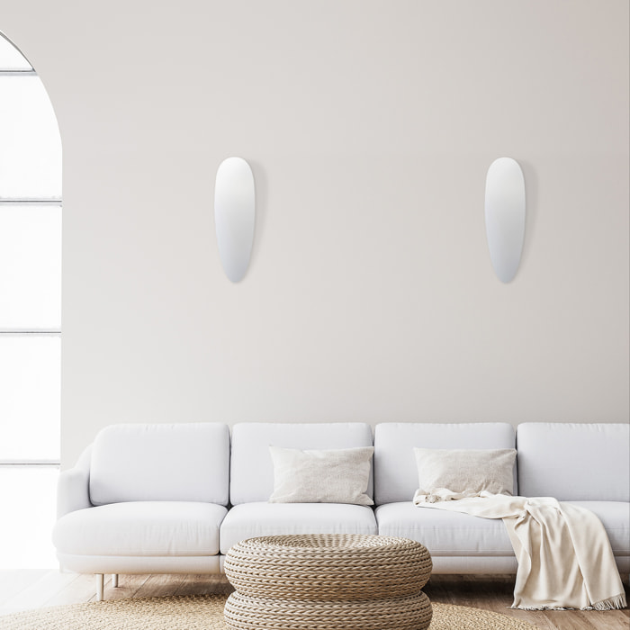 Forlight Aplique Ip20 Glass 460Mm E27 100W Blanco