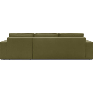 Canapé d'angle 5 places convertible en tissu - HARPER NEW