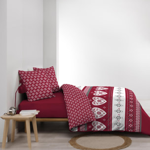 Parure de lit 3 Pièces Alpage - Rouge