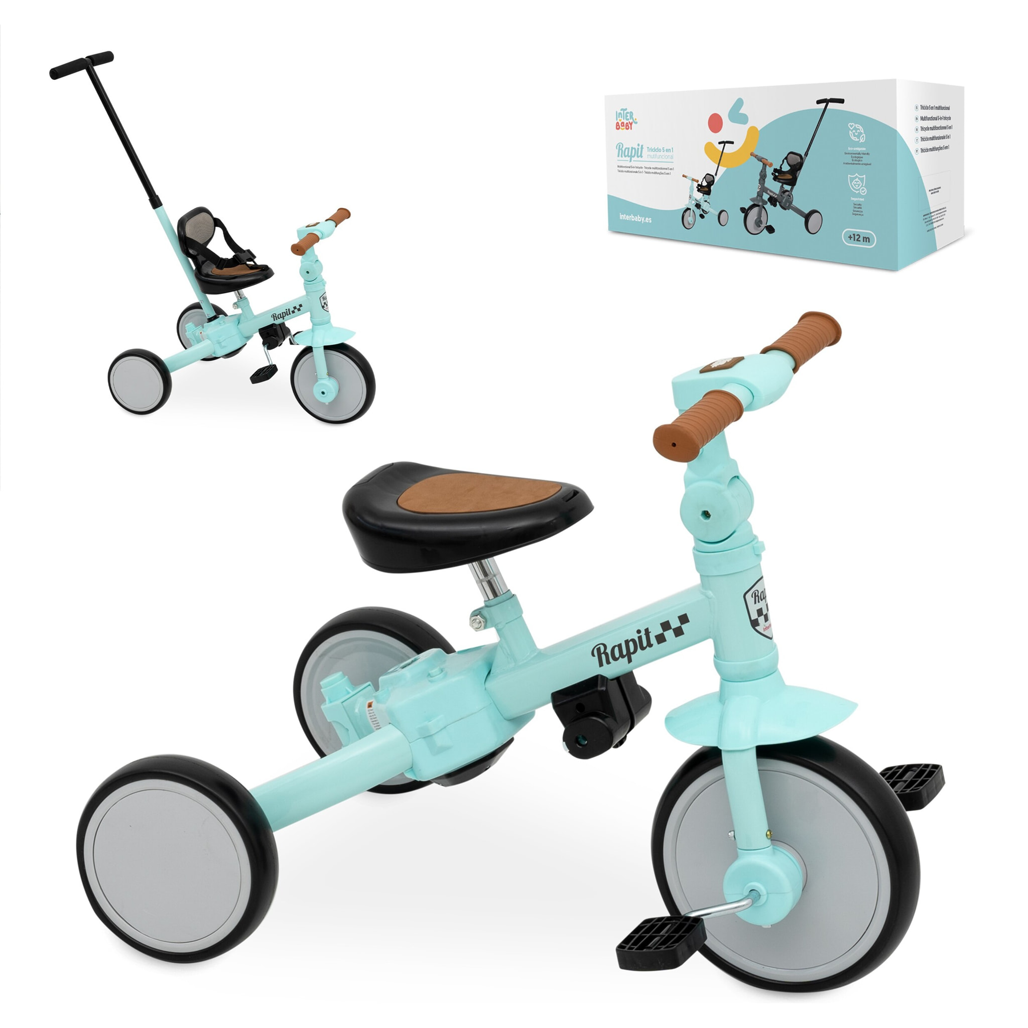 Triciclo Evolutivo Multifuncional para Bebés