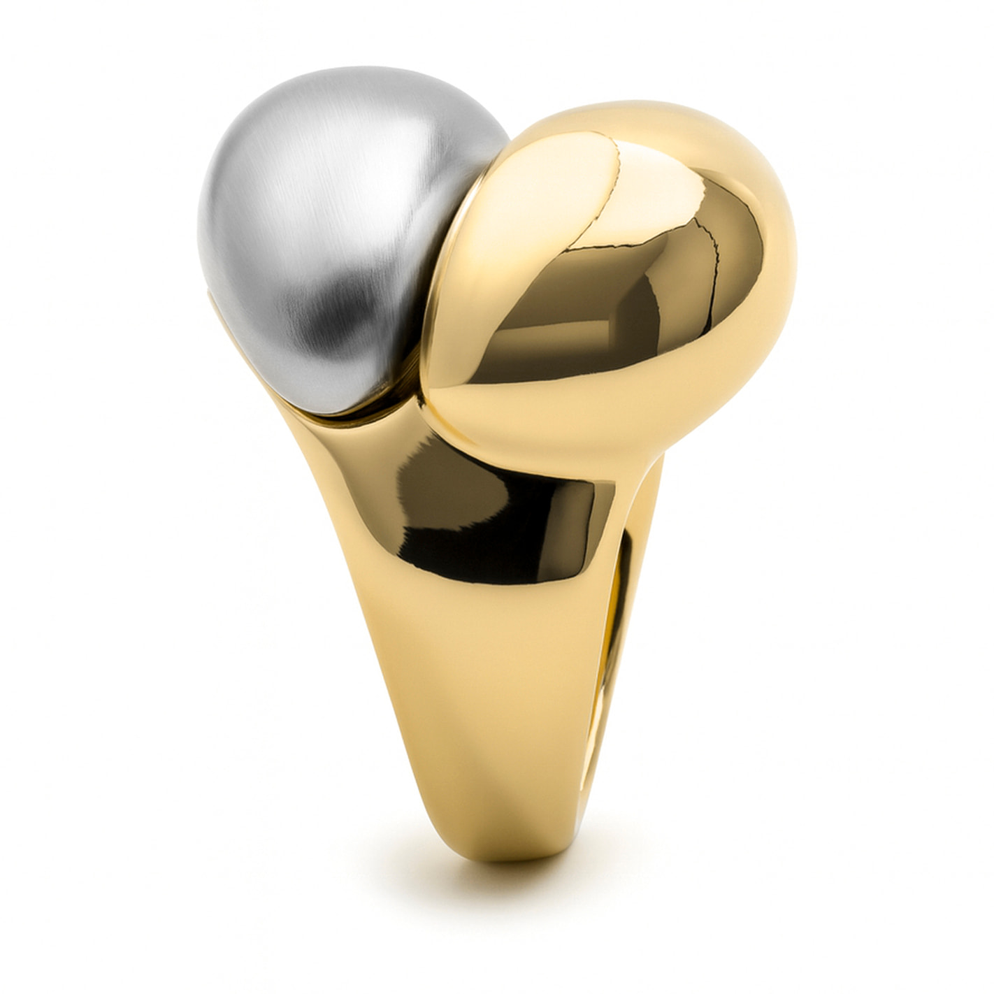 Anillo Oga acabado oro amarillo 18k