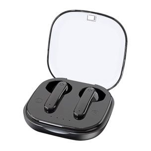 Cuffie TWS S5 Bluetooth. Controllo touch. Base di ricarica 300mAh + 30mAh.